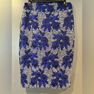 New York & Company Gabrielle Union Floral Jacquard Pencil Skirt